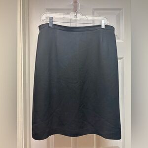 Casual Corner Collectibles Black Midi Skirt – Size 16